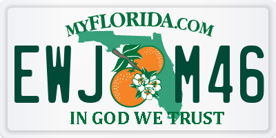 FL license plate EWJM46