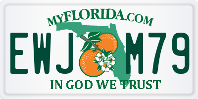 FL license plate EWJM79