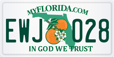 FL license plate EWJO28