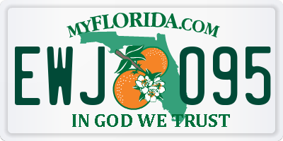 FL license plate EWJO95