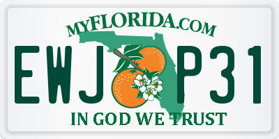 FL license plate EWJP31