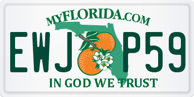 FL license plate EWJP59