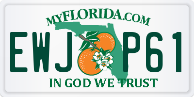 FL license plate EWJP61