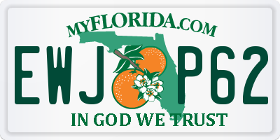 FL license plate EWJP62