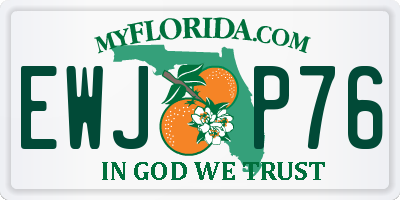 FL license plate EWJP76