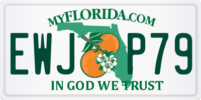 FL license plate EWJP79