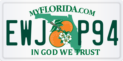FL license plate EWJP94