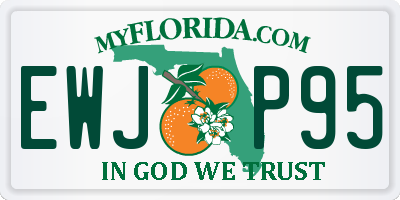 FL license plate EWJP95