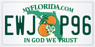 FL license plate EWJP96