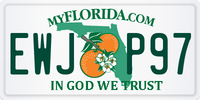 FL license plate EWJP97