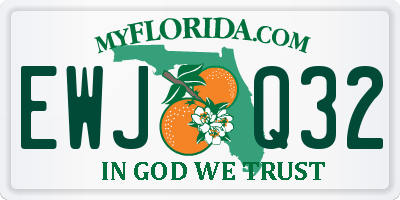 FL license plate EWJQ32