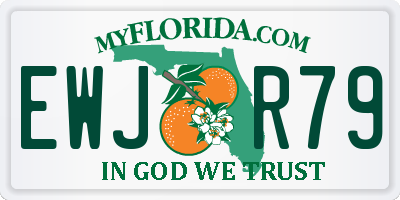 FL license plate EWJR79