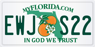 FL license plate EWJS22