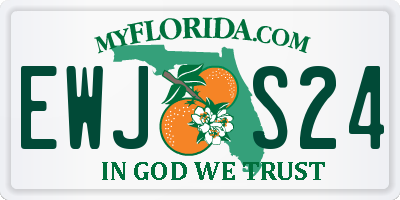 FL license plate EWJS24