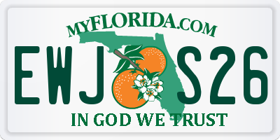 FL license plate EWJS26