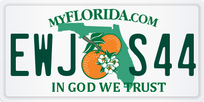 FL license plate EWJS44