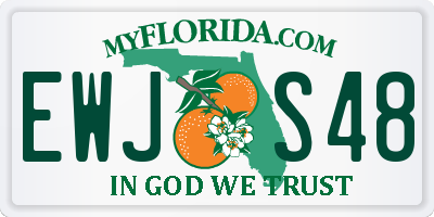 FL license plate EWJS48