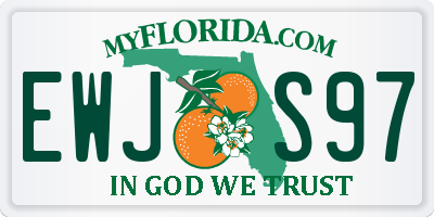 FL license plate EWJS97
