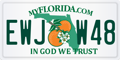 FL license plate EWJW48