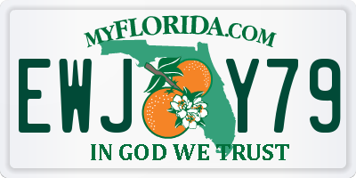 FL license plate EWJY79