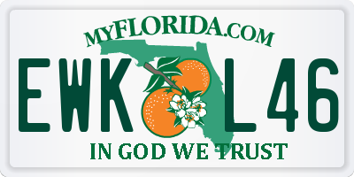 FL license plate EWKL46