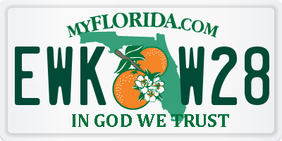 FL license plate EWKW28