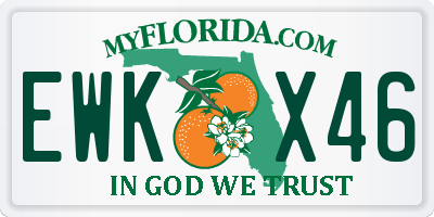 FL license plate EWKX46