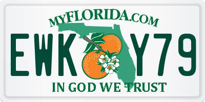 FL license plate EWKY79