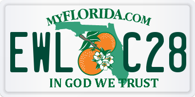 FL license plate EWLC28