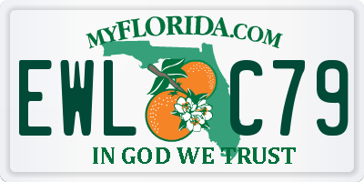 FL license plate EWLC79