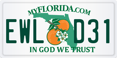 FL license plate EWLD31