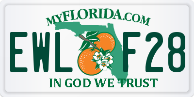 FL license plate EWLF28
