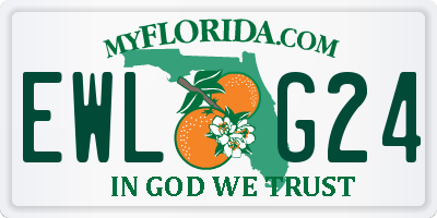 FL license plate EWLG24