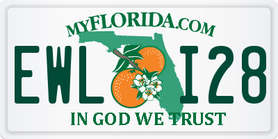FL license plate EWLI28