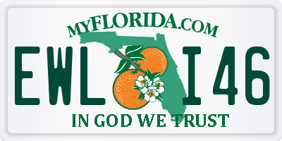 FL license plate EWLI46