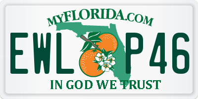 FL license plate EWLP46