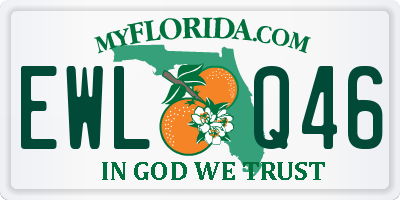 FL license plate EWLQ46