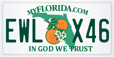 FL license plate EWLX46
