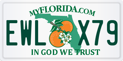 FL license plate EWLX79