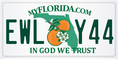 FL license plate EWLY44