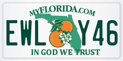 FL license plate EWLY46