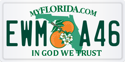 FL license plate EWMA46