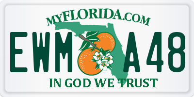 FL license plate EWMA48