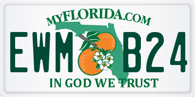 FL license plate EWMB24