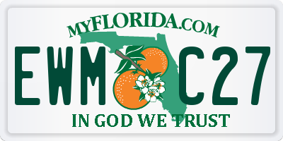 FL license plate EWMC27