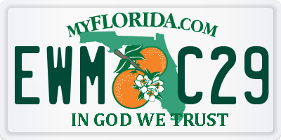 FL license plate EWMC29