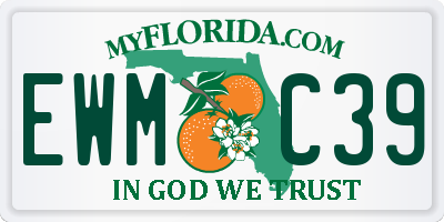 FL license plate EWMC39
