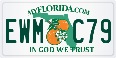 FL license plate EWMC79