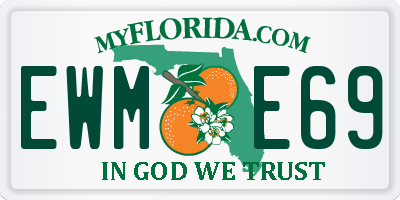 FL license plate EWME69