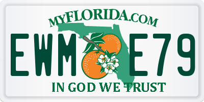 FL license plate EWME79
